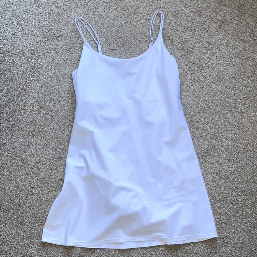 Abercrombie & Fitch Active Traveler Mini Dress Skort in Bright White Size M - Picture 9 of 9